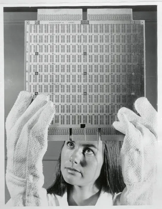 Framed Print : Technician Handling Hot Computer Part Framed Print : Technician Handling Hot Computer Part