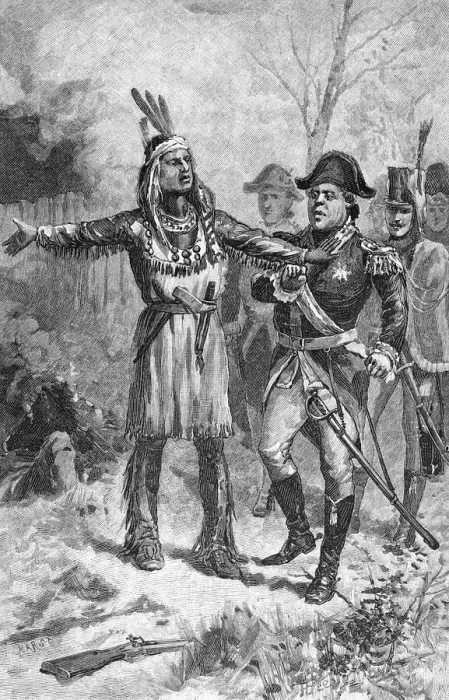 Framed Print : Tecumseh Reprimanding General Proctor Framed Print : Tecumseh Reprimanding General Proctor