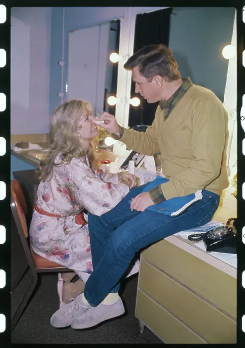 Framed Print : Ted Bessel with Loretta Swit Framed Print : Ted Bessel with Loretta Swit