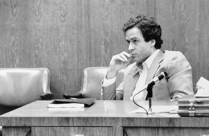 Framed Print : Ted Bundy in Court Framed Print : Ted Bundy in Court