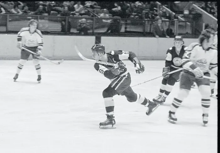 Framed Print : Ted Green Playing Ice Hockey Framed Print : Ted Green Playing Ice Hockey