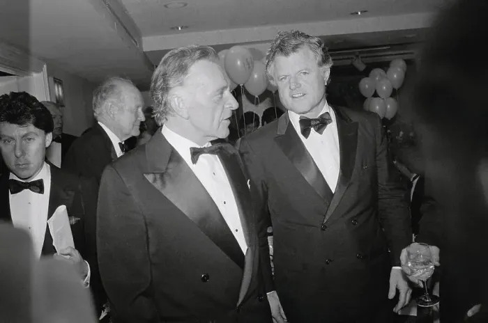 Framed Print : Ted Kennedy with Actor Richard Burton Framed Print : Ted Kennedy with Actor Richard Burton