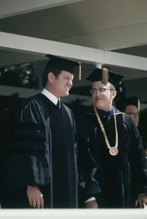 Framed Print : Ted Kennedy At Commencement Framed Print : Ted Kennedy At Commencement