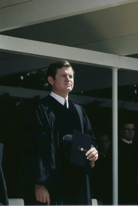 Framed Print : Ted Kennedy At Commencement Framed Print : Ted Kennedy At Commencement