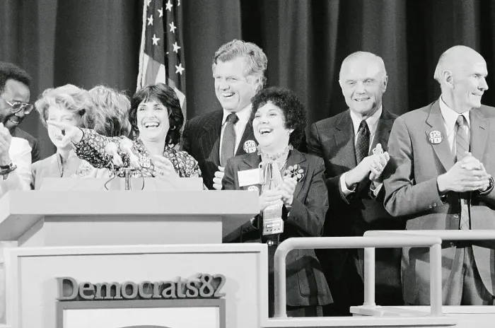 Framed Print : Ted Kennedy and Fellow Democrats at Podium Framed Print : Ted Kennedy and Fellow Democrats at Podium