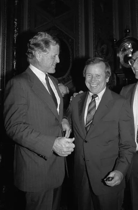 Framed Print : Ted Kennedy and Howard Baker Shaking Hands Framed Print : Ted Kennedy and Howard Baker Shaking Hands