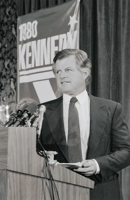 Framed Print : Ted Kennedy Pausing at Podium Framed Print : Ted Kennedy Pausing at Podium