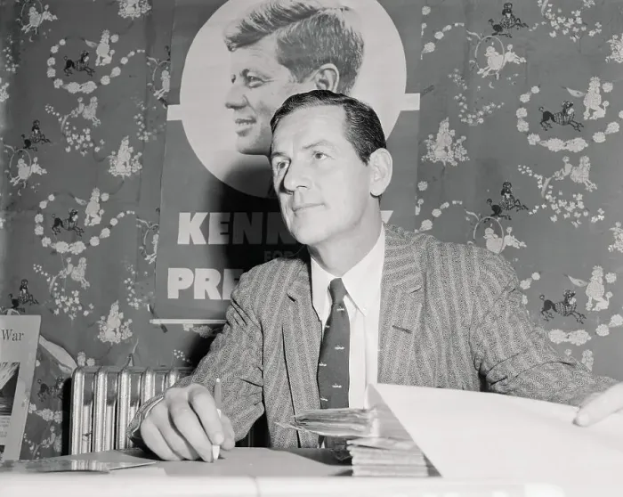 Framed Print : Ted Reardon Working at Kennedy for President Headquarters Framed Print : Ted Reardon Working at Kennedy for President Headquarters