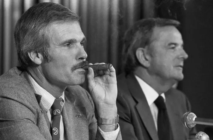 Framed Print : Ted Turner and John Schneider Framed Print : Ted Turner and John Schneider