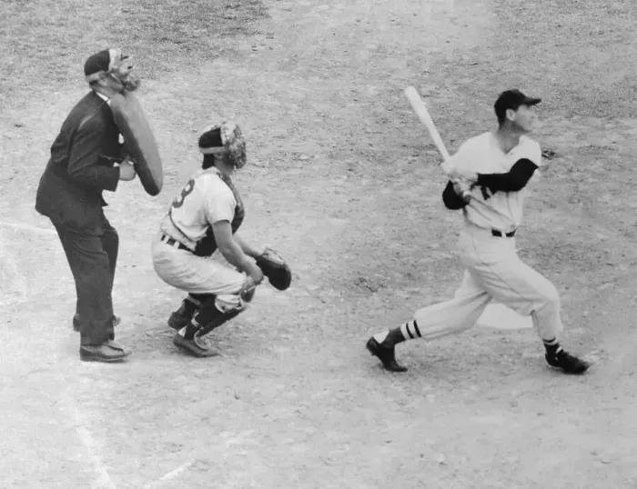 Framed Print : Ted Williams and Others in Baseball Action Framed Print : Ted Williams and Others in Baseball Action