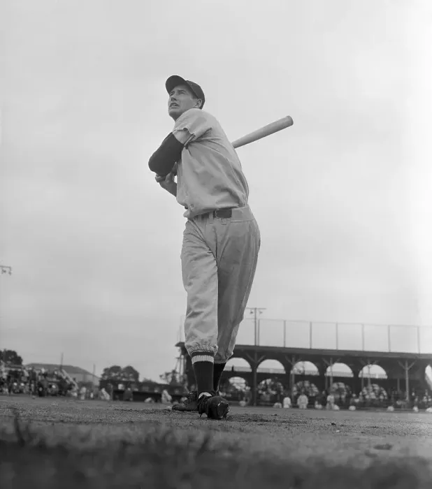 Framed Print : Ted Williams at Bat Framed Print : Ted Williams at Bat