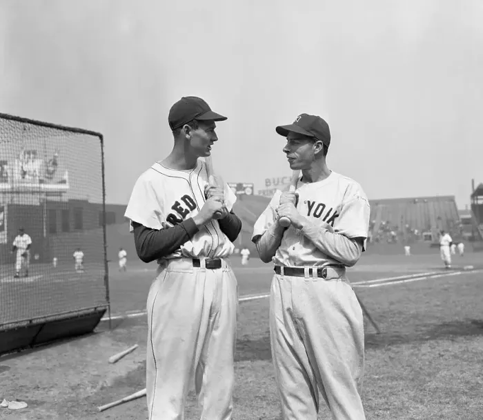 Framed Print : Ted Williams and Joe DiMaggio Framed Print : Ted Williams and Joe DiMaggio