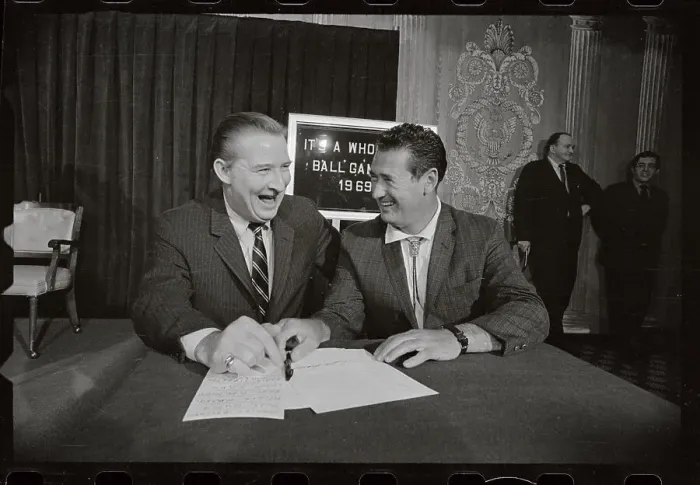 Framed Print : Ted Williams Major Contract Signing Event Framed Print : Ted Williams Major Contract Signing Event