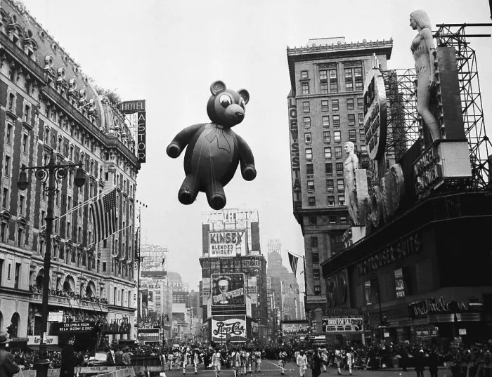 Framed Print : Teddy Bear Balloon in Macy's Parade Framed Print : Teddy Bear Balloon in Macy's Parade