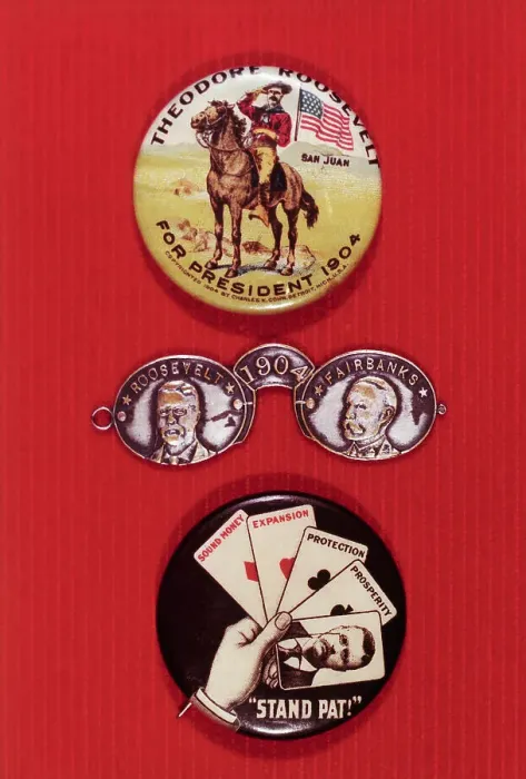Framed Print : Teddy Roosevelt Campaign Buttons Framed Print : Teddy Roosevelt Campaign Buttons