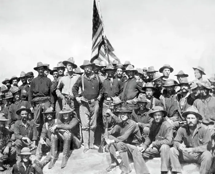 Framed Print : Teddy Roosevelt and His Rough Riders Framed Print : Teddy Roosevelt and His Rough Riders