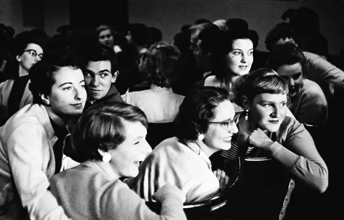 Framed Print : Teenage Audience Framed Print : Teenage Audience