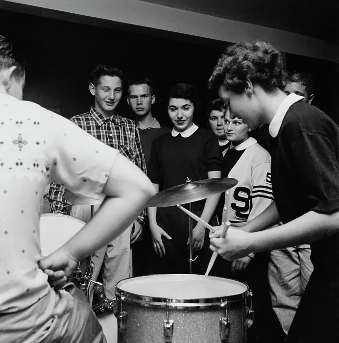 Framed Print : Teenage House Party Framed Print : Teenage House Party