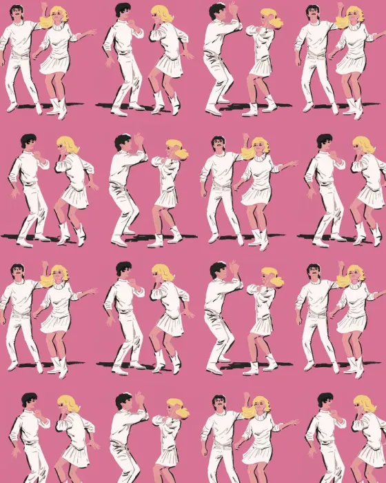 Framed Print : Teenagers Dancing Framed Print : Teenagers Dancing