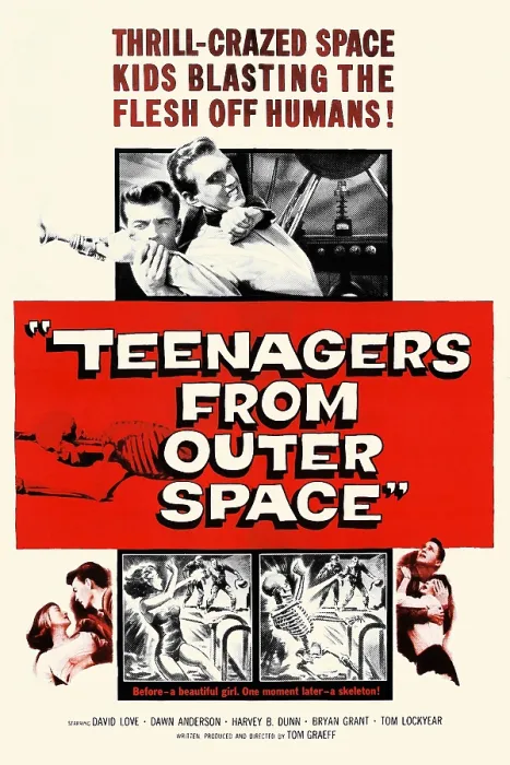 Framed Print : Teenagers from Outer Space Framed Print : Teenagers from Outer Space
