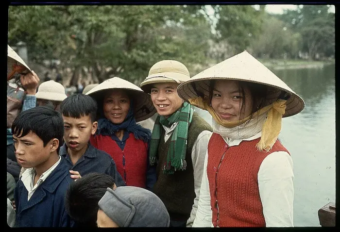 Framed Print : Teenagers in Park in Vietnam Framed Print : Teenagers in Park in Vietnam