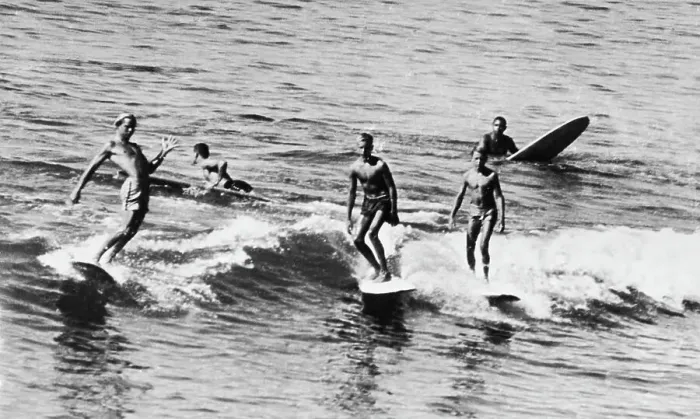 Framed Print : Teenagers Surfing near Santa Monica Framed Print : Teenagers Surfing near Santa Monica