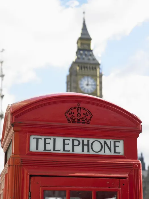 Framed Print : Telephone Booth In Front Of Big Ben Clock Tower, London, England Framed Print : Telephone Booth In Front Of Big Ben Clock Tower, London, England