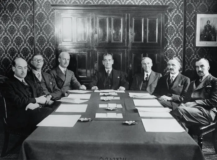 Framed Print : Television Committee Members Sitting at Conference Table Framed Print : Television Committee Members Sitting at Conference Table