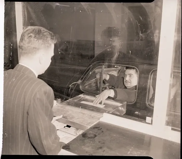 Framed Print : Teller Receiving Deposit Framed Print : Teller Receiving Deposit