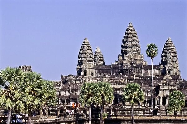 The temple at Angkor Wat