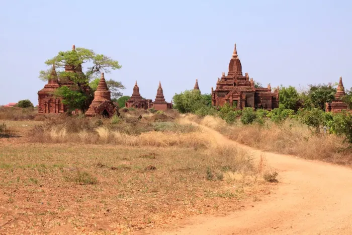Framed Print : Temple of Bagan - Myanmar Framed Print : Temple of Bagan - Myanmar