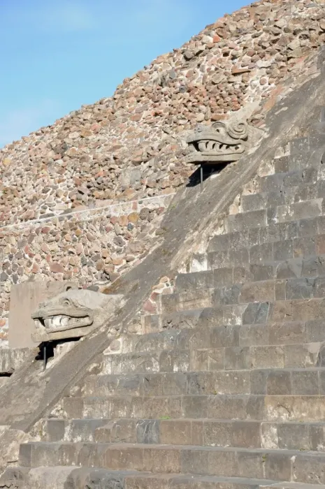 Framed Print : Temple of Feathered Serpent Pyramid, Teotihuacan Framed Print : Temple of Feathered Serpent Pyramid, Teotihuacan