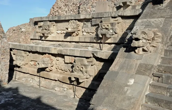 Framed Print : Temple of Feathered Serpent Pyramid, Teotihuacan