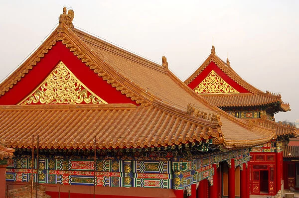 Temple, Forbidden City, Beijing China