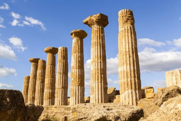 Framed Print : Temple of Heracles, Sicily