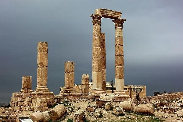 Temple of Hercules on Citadel Hill, Amman, Jordan