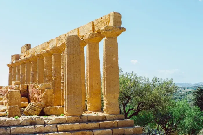 Framed Print : Temple of Juno in Agrigento