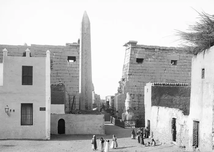 Framed Print : Temple of Luxor from the North