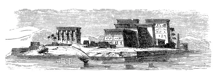 Framed Print : Temple of Pilak, Philae
