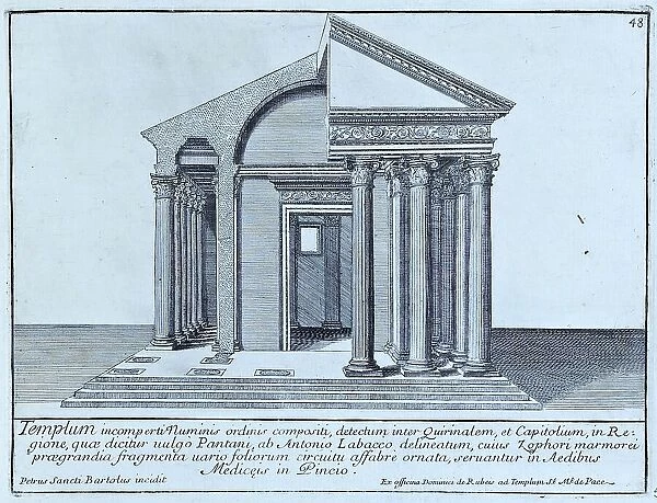 The Temple of Portunus is a Roman temple from the Republican period, located in Rome in what is now Piazza della Bocca della Verita, where the Foro Boario once stood, not far from the Temple of Hercules and the oldest port of Tiberium