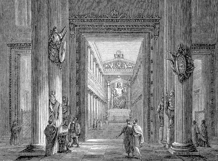 Framed Print : Temple of Romulus on the Roman Forum in Ancient Rome, History of Ancient Rome, Roman Empire, Italy, Historical, digitally restored reproduction of a 19th century original Framed Print : Temple of Romulus on the Roman Forum in Ancient Rome, History of Ancient Rome, Roman Empire, Italy, Historical, digitally restored reproduction of a 19th century original