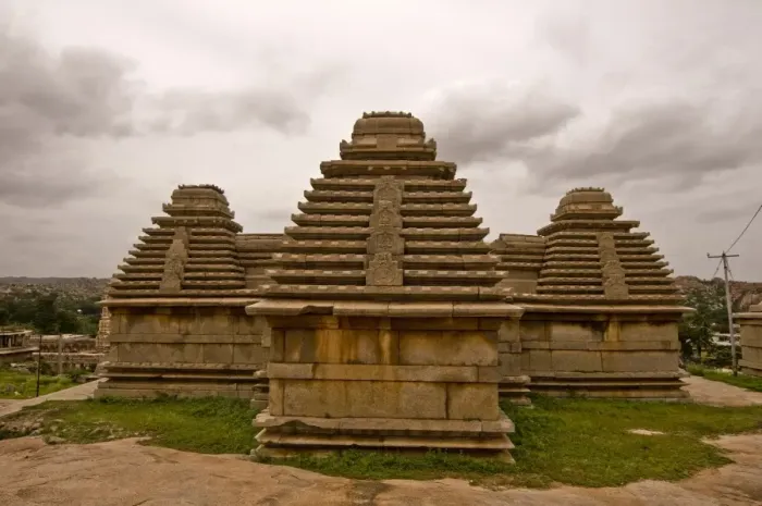 Framed Print : three temples near Virupaksha Framed Print : three temples near Virupaksha