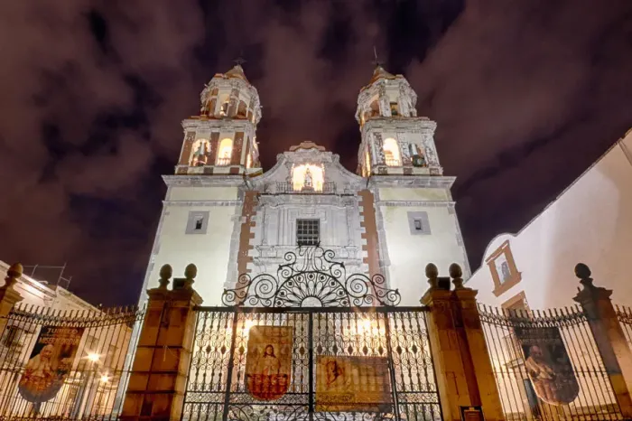 Framed Print : Templo de la CongregaciAon de Guadalupe (Temple of the Guadalupe Congregation) at night - Queretaro, Mexico Framed Print : Templo de la CongregaciAon de Guadalupe (Temple of the Guadalupe Congregation) at night - Queretaro, Mexico