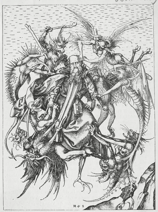 Framed Print : Temptation of Saint Anthony Framed Print : Temptation of Saint Anthony