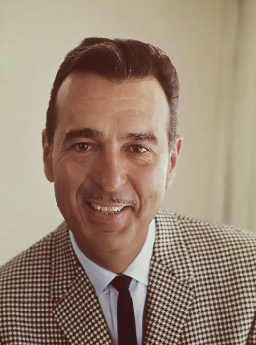 Framed Print : Tennessee Ernie Ford Wearing Checked Suit Jacket