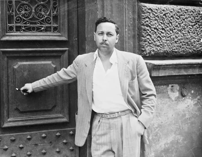 Framed Print : Tennessee Williams Entering His Home