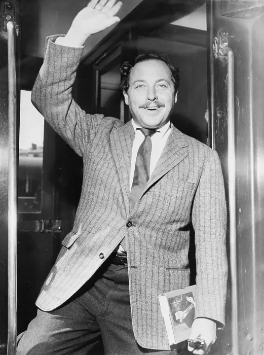 Framed Print : Tennessee Williams Waving