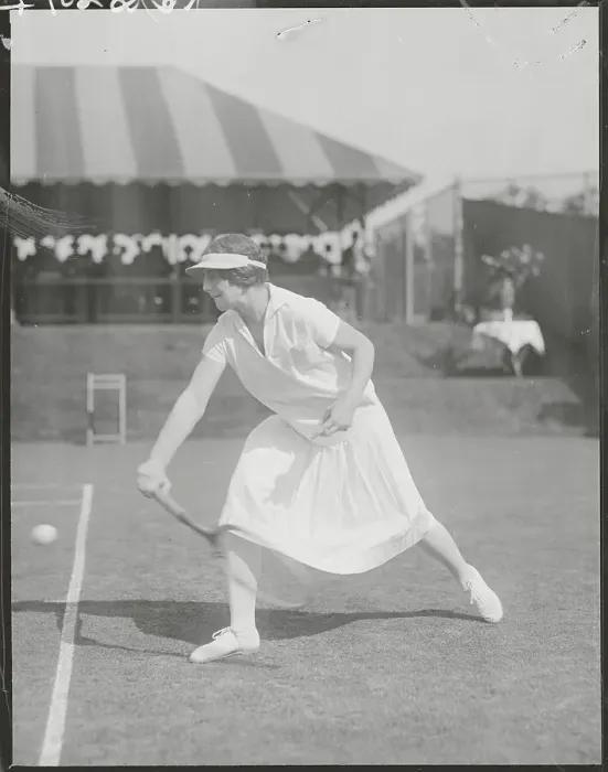 Framed Print : Tennis Champion Helen Wills in Action Framed Print : Tennis Champion Helen Wills in Action