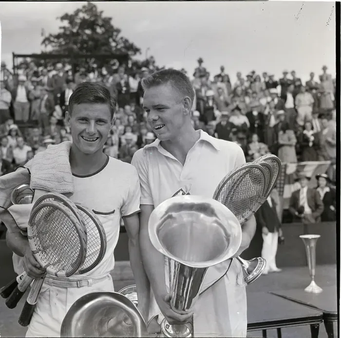 Framed Print : Tennis Doubles Championss Framed Print : Tennis Doubles Championss