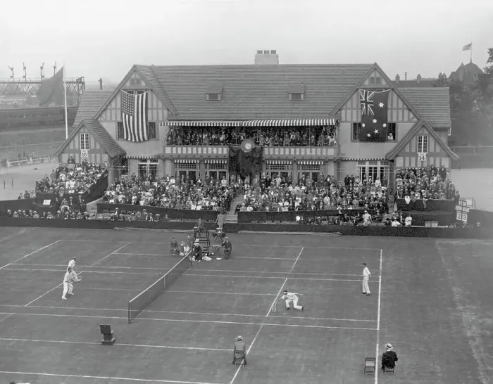 Framed Print : Tennis Match In The Davis Cup Framed Print : Tennis Match In The Davis Cup